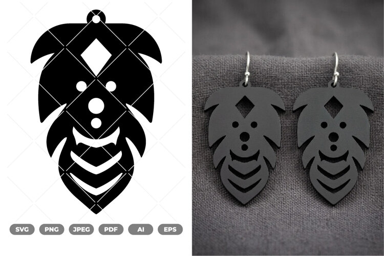 Earring SVG & Clipart example image 1