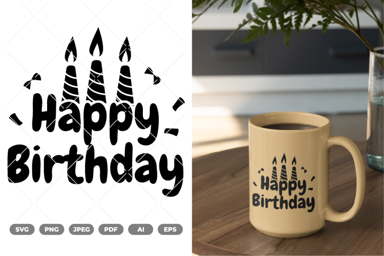 Happy Birthday SVG & Clipart