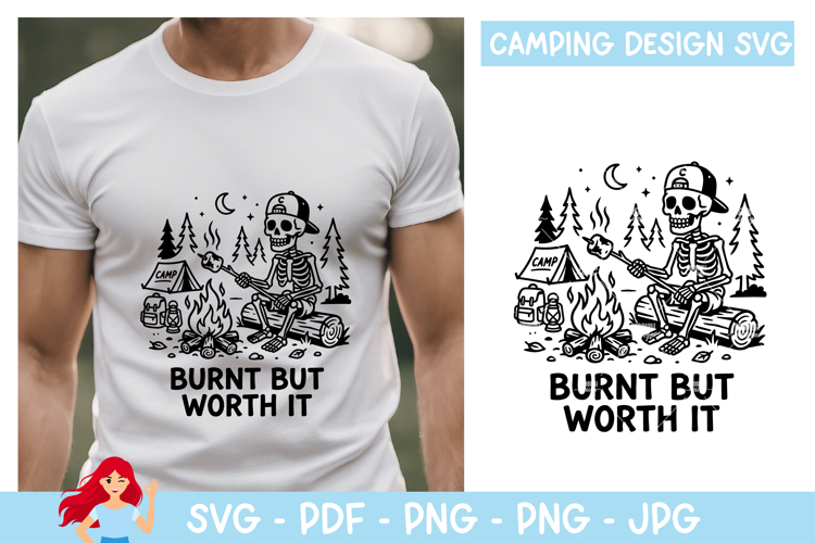 Burnt but worth it SVG, Camp SVG