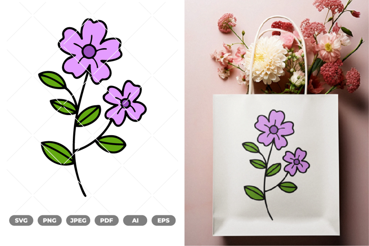 Flower Colored SVG & Clipart