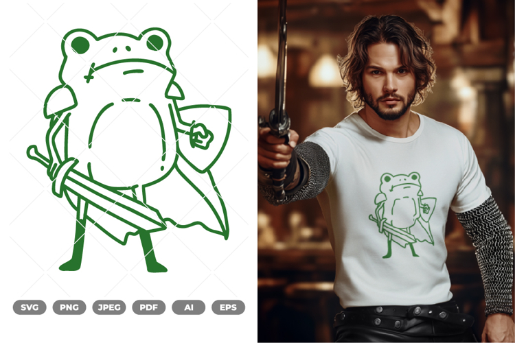 Toad Knight SVG   Clipart
