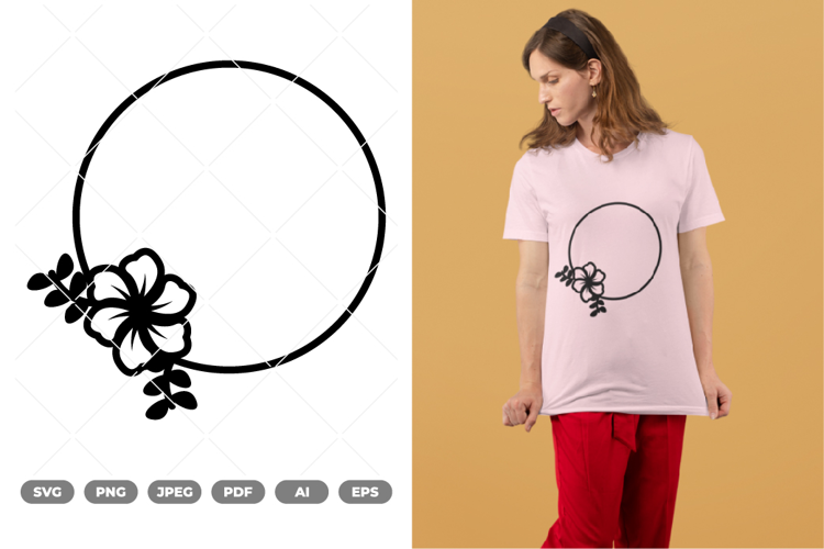 Flowers Border SVG & Clipart