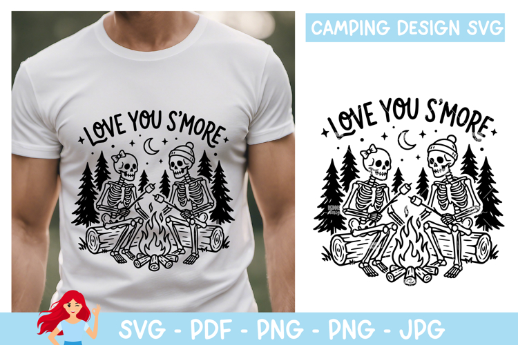 Love you smore SVG, Camp SVG