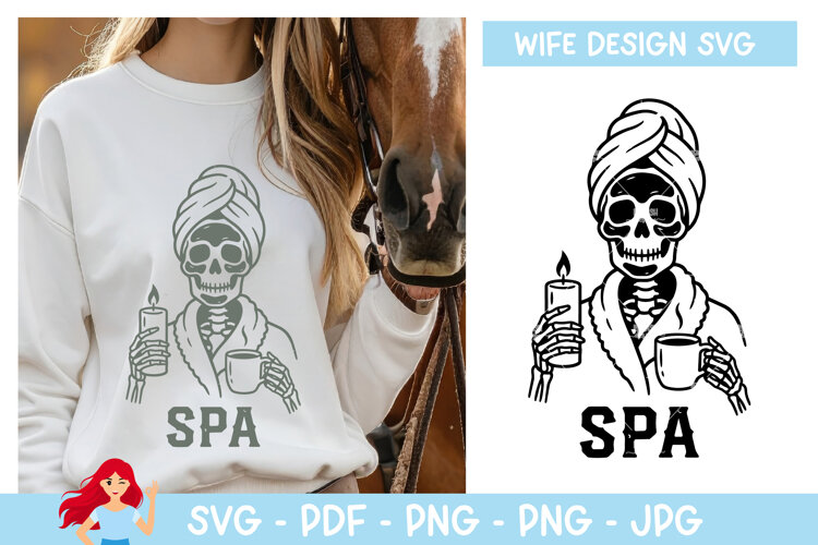 Spa SVG, Wife vibe SVG example image 1