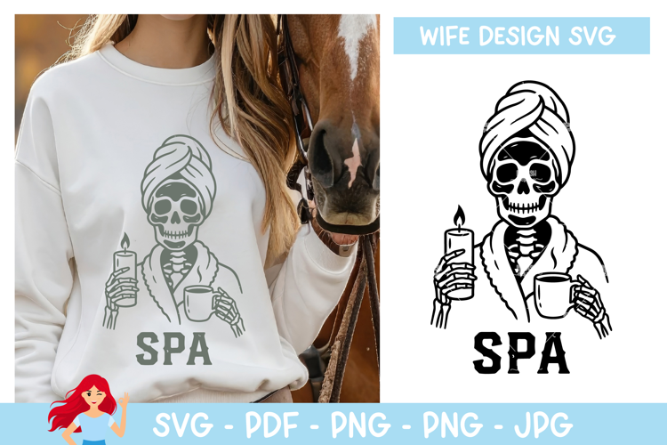 Spa SVG, Wife vibe SVG