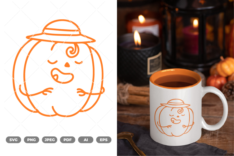 Cute Pumpkin SVG & Clipart