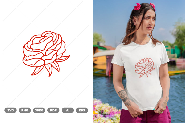 Rose Flower Clipart Image 22