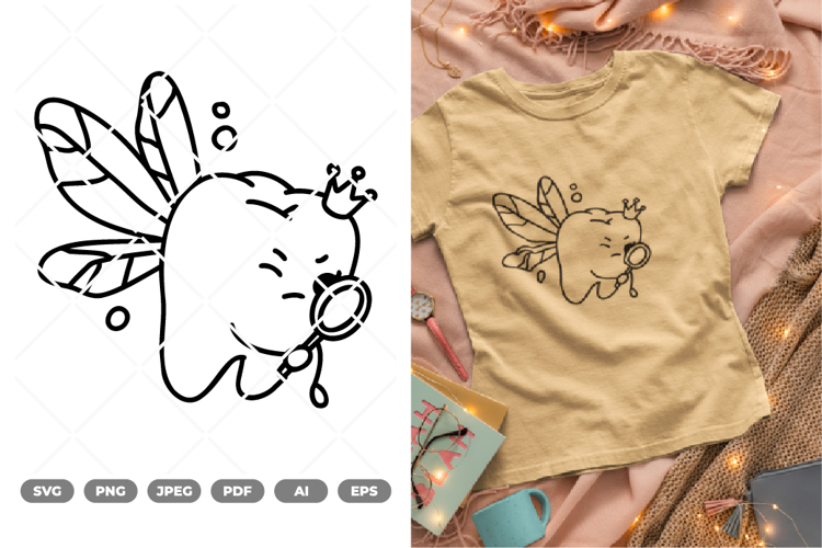 Cute Tooth Clipart Image 20