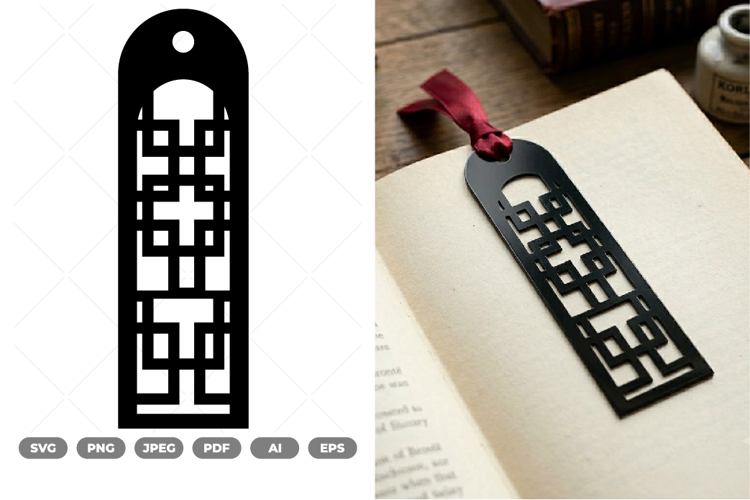 Geometrical Bookmark SVG   Clipart