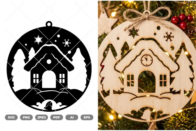 Christmas Bauble SVG & Clipart