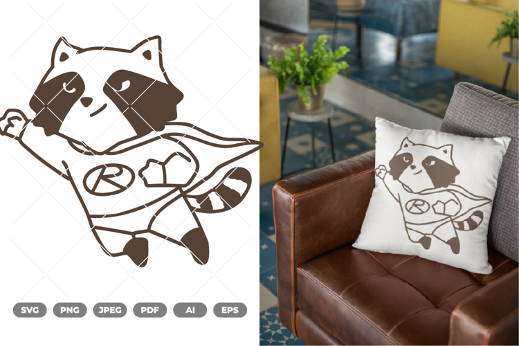 Raccoon Illustration Image 16