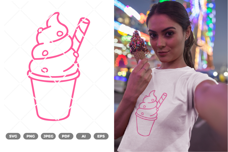 Ice Cream SVG   Clipart