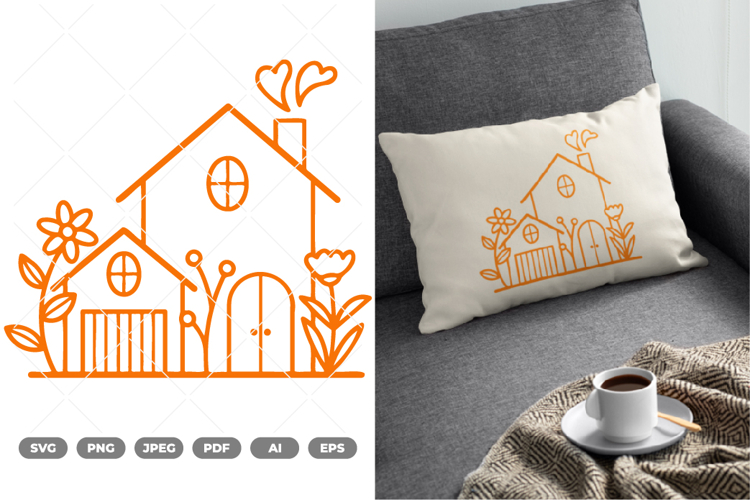 House SVG & Clipart example image 1