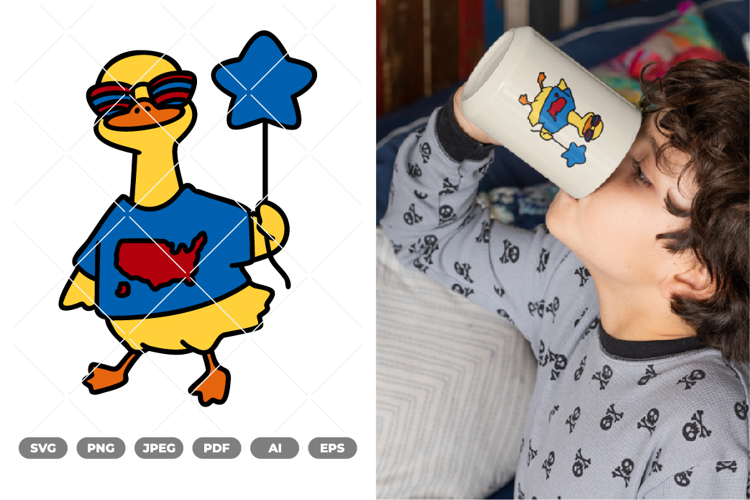 Duck Colored SVG & Clipart