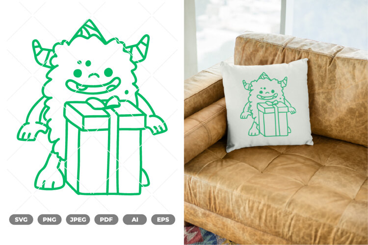 Monster SVG & Clipart example image 1