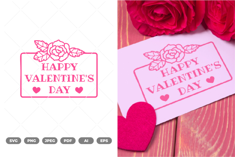 Happy Valentines Day SVG & Clipart