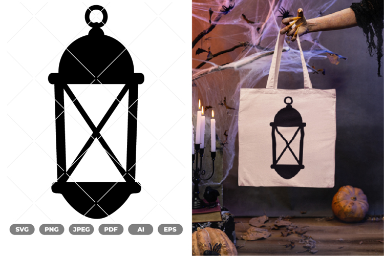 Lantern Silhouette SVG & Clipart
