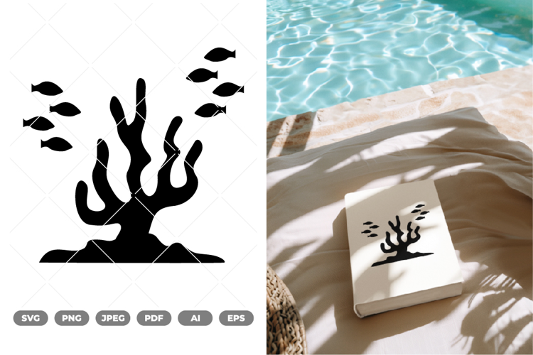 Sea Floor Silhouette SVG & Clipart