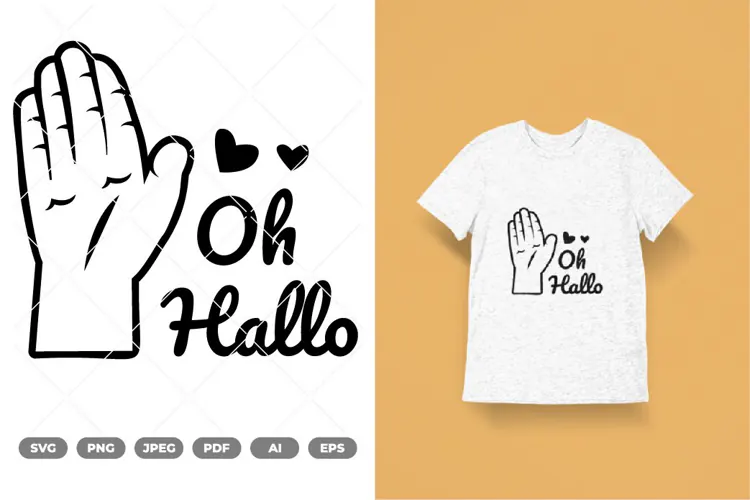 Oh Hallo SVG & Clipart