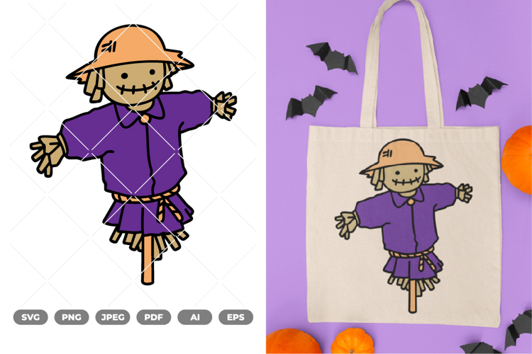 Scarecrow Colored SVG & Clipart