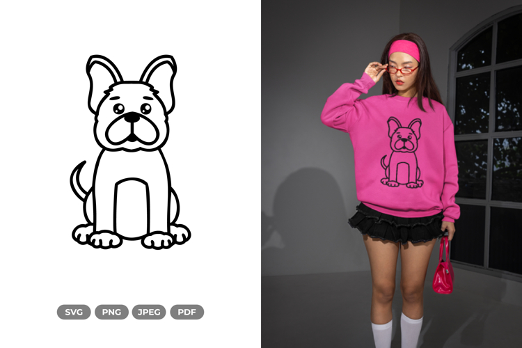 Kawaii Dog SVG & Clipart - Pet Clipart
