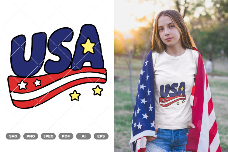 USA Colored SVG & Clipart