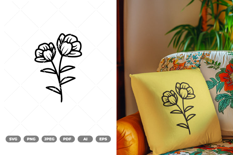 Rose Flower Clipart Image 3