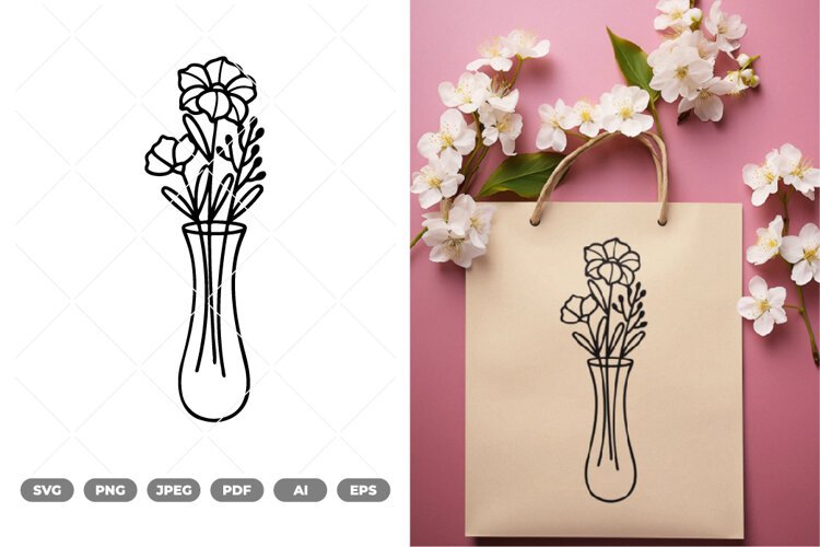 Wildflower SVG & Clipart example image 1