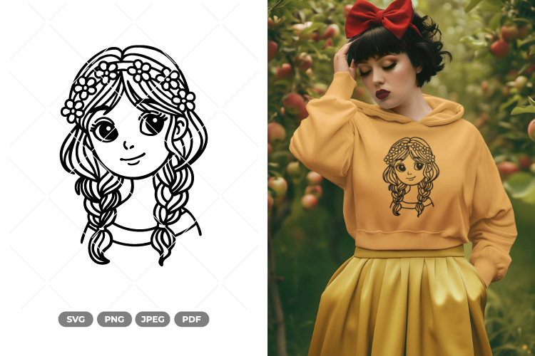 Princess SVG   Clipart