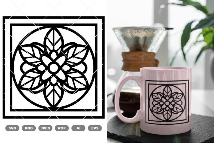 Mandala SVG & Clipart example image 1