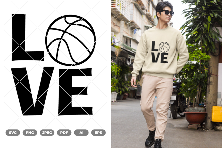 Basket Love SVG & Clipartart