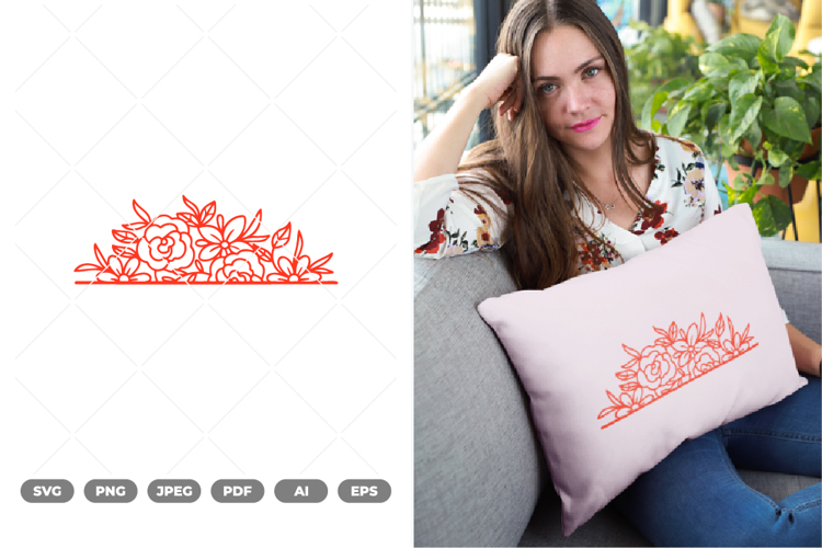 Floral Background Svg Image 13