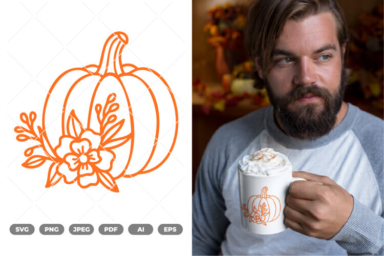 Pumpkin SVG & Clipart example image 1