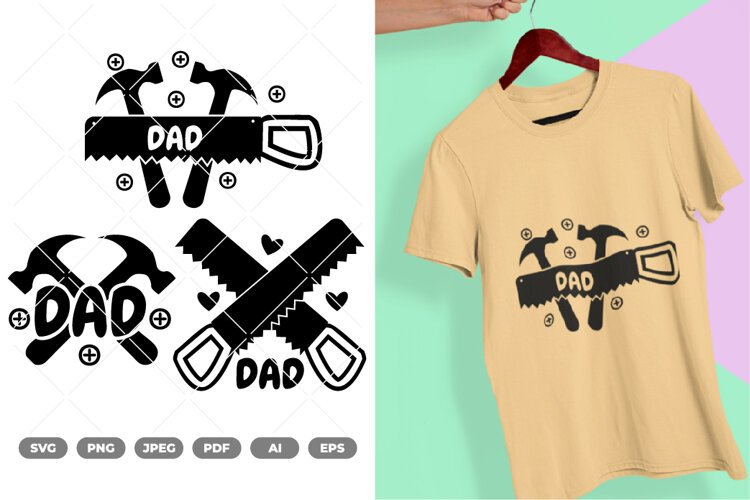 Dad SVG & Clipart example image 1