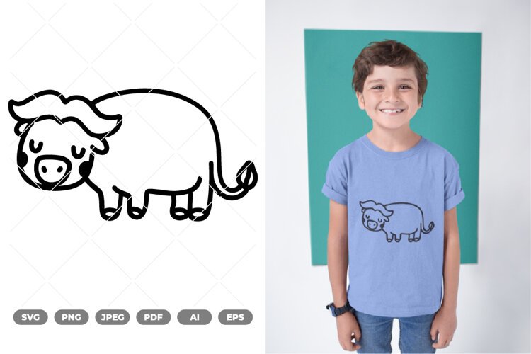 Safari Animal Doodle SVG & Clipart example image 1