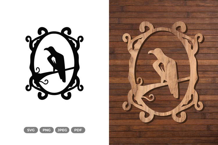 Halloween Frame SVG & Clipart - Cut Files