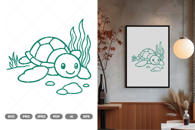 Sea Turtle SVG & Clipart