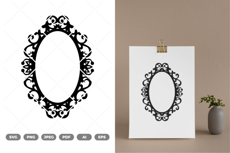 Vintage Frame SVG & Clipart