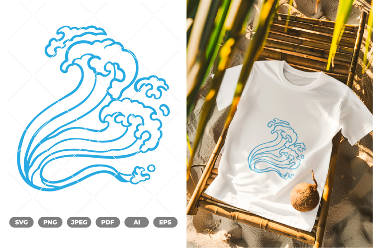 Wave SVG   Clipart