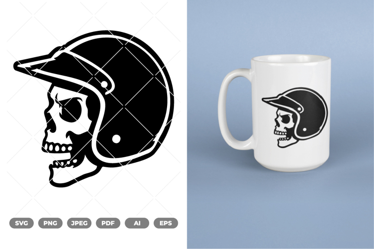 Rider Skull SVG & Clipart