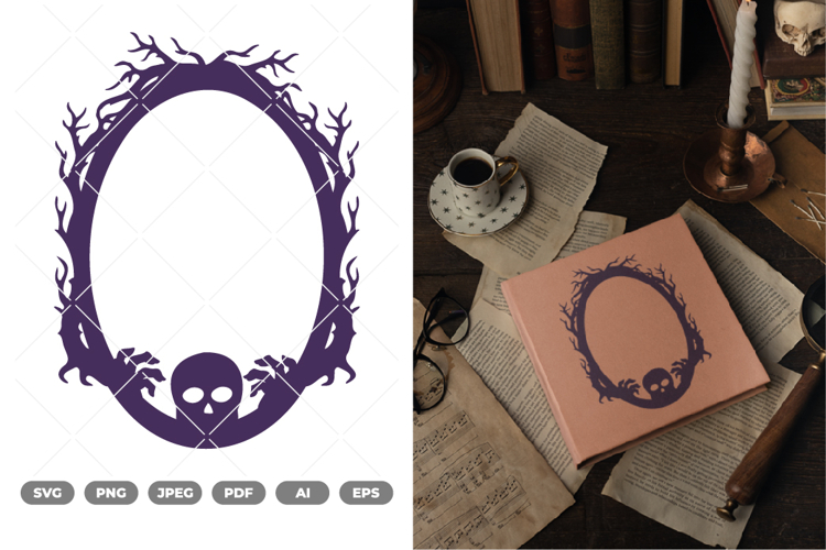 Halloween Frame SVG & Clipart