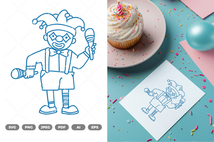 Clown SVG & Clipart