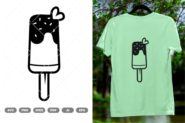 Kawaii Ice Cream SVG & Clipart