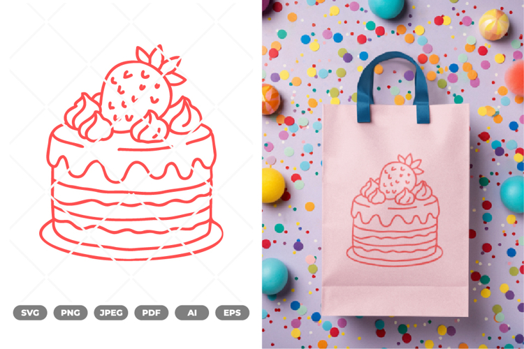 Birthday Cake SVG & Clipart