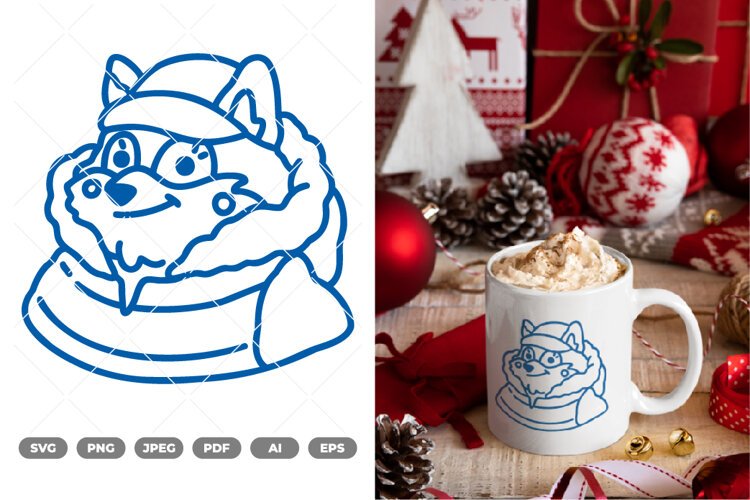 Winter Animal SVG & Clipart example image 1