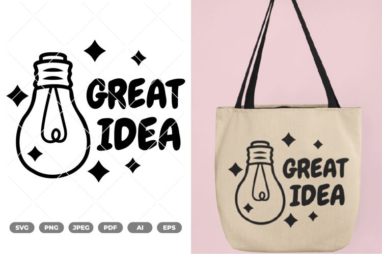 Great Idea SVG & Clipart example image 1