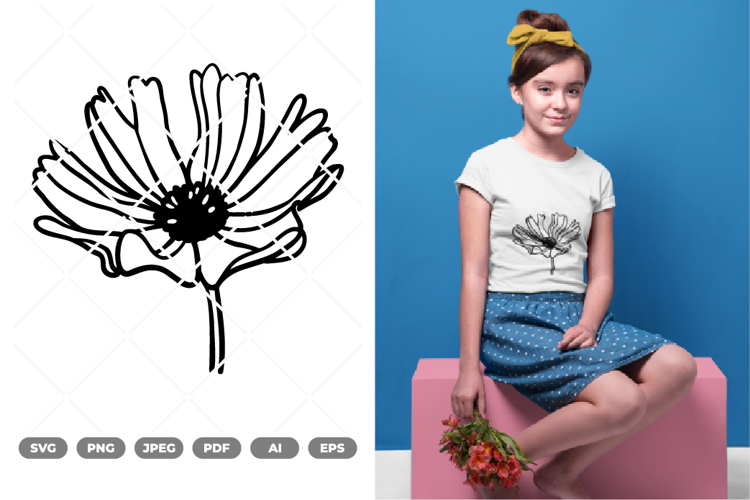 Flower Petal SVG & Clipart example image 1
