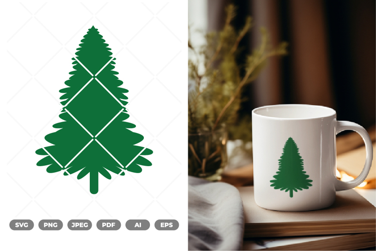 Pine Tree Vector Image 9