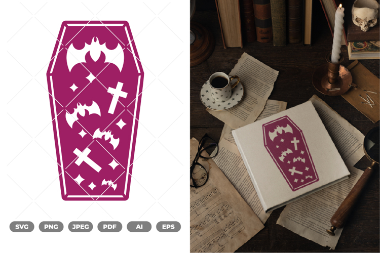 Coffin SVG SVG & Clipart
