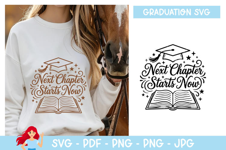 Next chapter starts now SVG, Graduation inspired SVG